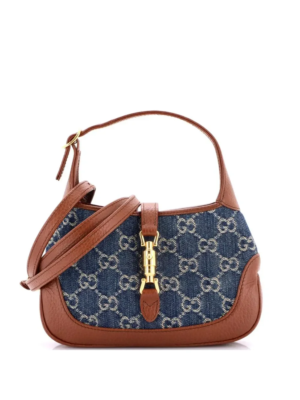 Gucci Jackie Hobo Gg Denim Mini #276833G18B